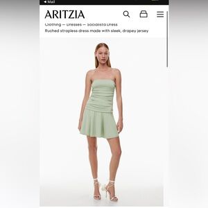 Aritiza Ten Socialista Dress Sage M